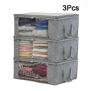 Storage Bags Clothes Box Oxford Cloth Spinning Quilt Bag Fabric Covered Folding Wardrobe Finishing Extra Large