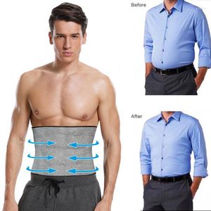 Men's Body Shapers Men's Neoprene Sweat Slimming Shaper Waist Trainer Thermo Sauna Suit Weight Loss Black Shapewear Ultra Slim Corset