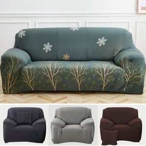 Chair Covers Green Tree Living Room Sofa Cover Slipcover Elastic Converts Tight All-inclusive 1/2/3/4-Seat Single/Two/Three/Four-seater