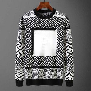 Ver SWEATER Designer wełna swetry jesienne zima nowe ciepłe kaszmirowe dzianiny okrągły szyję anty -pigułowanie pullover długi rękaw