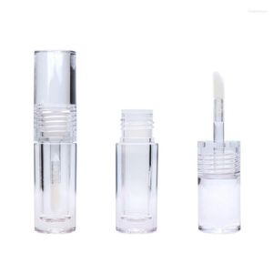 Garrafas de armazenamento tubos de brilho labial vazios com varinha transparente PETG Cosmetic Lipgloss Packaging Todos os recipientes claros de 2,5 ml 10/30/50pcs