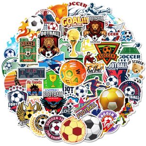 50st Cartoon Soccer Stickers Icke-slumpm￤ssiga f￶r bilcykelbagage klisterm￤rke b￤rbar dator skateboard motorvatten flaska sn￶br￤da v￤ggdekaler barn g￥vor