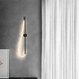 Wall Lamp Modern LED Music Notes Gold Silver Black White Light Sconce Decor Arandela Externa For Bedroom