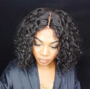 Syntetiska peruker Ny typ Wig Short Curly Hair Explosive Head Wig Medium Differentiering Fiber Head Cover 221010