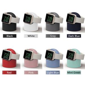 Apple Watch Series 8 7 6 5 4 3 2 1 USB 케이블 관리 시계 홀더 실리콘 충전기베이스 S8 S7 용 데스크톱 충전 스탠드 홀더