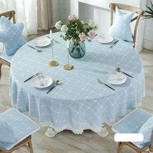 Table Cloth Japanese Cotton Linen Cover For Wedding Party El Tablecloth With Embroidery Flower Round Covers Sweet