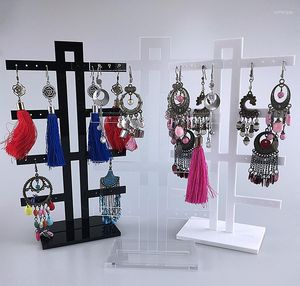 Jewelry Pouches Acrylic Earring Display Joyeros Organizador De Joyas Holder Stand Jewlery Organizer Earing Showing