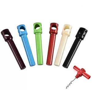 Bottle Opener Simple Practical Red Wine Plastic Screwdriver Home Creative Multi Function Corkscrew Openers Car Kitchen Accessories 1011