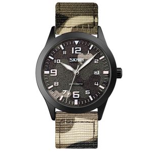 Mechanisch 41 mm heren sporthorloge waterdicht geweven stoffen tas weefproces horloges 04