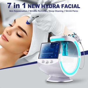 7 in 1 Hydro Clean Clean Facial Microdersmabration Acne Scars 기계 피부 깊은 클렌징