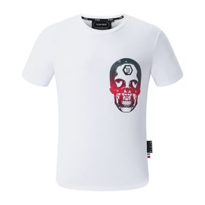 Plein urso camiseta masculina designer tshirts Round Round Rhinestone PP Skull Men T-shirt Round Neck SS Pedras clássicas Hip Hop Streetwear