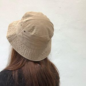 Berets Cowboy Fisherman's Hat Solid Color Washed Ladies Outdoor Sun Four Seasons Section Lovers Fashion All-around Bucket HatBerets