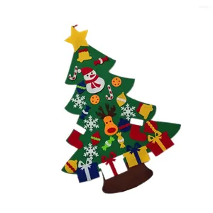 Decorações de Natal 1 Conjunto de DIY Tree parecia engraçada Creative Jigsaw Decoration for Festival Playing