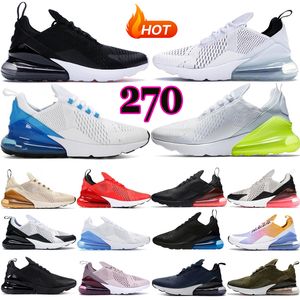 2023 270 270s Running Shoes for Men Women Sneakers Chaussures Triple Red Black Core White University Red Tiger South Beach Outdoor Sports Trainers