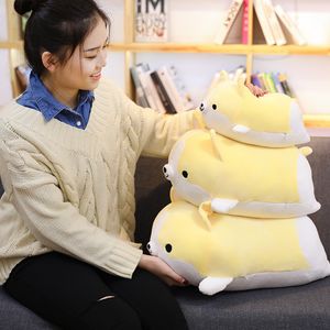 ぬいぐるみのぬいぐるみ人形35cmかわいいソフトボディコーギーのぬいぐるみ枕