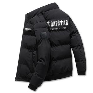 Men's Down Parkas Padded TRAPSTAR Printed Jacket Autumn and Winter Warm Windproof Large Size St Collar Short 221010