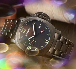 Orologi da uomo luminosi con quadrante grande 45 mm Movimento al quarzo giapponese Calendario Sport all'aria aperta Svizzera Cronometro da polso di precisione e durata Reloj De Lujo