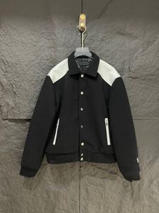 Men's Jackets Designer Jacket Mens Baseball Jackets sleeves black Bone embroidery Coat Men Women Hip-hop buttons outerwear Sport