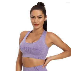 Bustiers & Corsets European And American Nylon Dot Seamless Bra Casual Sports Slim Sexy Yoga Suit Vest Women
