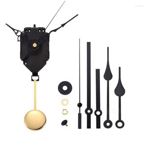 Wall Clocks Quartz Pendulum Clock Movement Mechanism With 22mm Long Shaft Music Box DIY Repair Kit For Repairing 2sets Of Needle