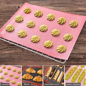 Baking Tools Perforated Silicone Mat Oven Sheet Liner Heat Resistant Biscuit Puff Mesh Cookie Pastry Nonstick Rolling Dough Pad