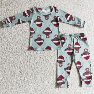 2022 Boutique Baby Boys Pajamas Sleepwear Set Cow Print Fashion Toddler Boy Pajama Girls Nightwear Wholesale Children Clothing Kids Nightgown