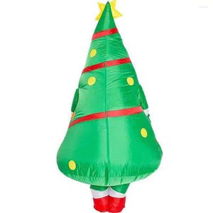 クリスマスの装飾の木の衣装滑らかな可動化しやすい服を着るのはギフトウォーキングのためにコスプレの服を着る