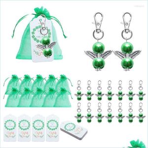 Prezent Wrap Prezent Wrap St. Patricks Day Guardian Angel Wings Party Party Wisian Hooks with Green Candy Bag Irish Holiday Dhnxx