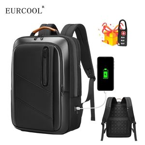 School Bags Mens Backpack Multifunctional Waterproof Bags For Male Business 17 Inch Laptop Backpack USB Charging Bag Rucksack Mochila 221011