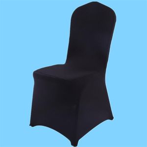 White Wedding Party Chair Covers for Weddings Banquet Folding Hotel Decoration Polyester Spandex Chair Cover