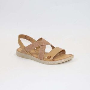 Sandals Head Layer Cowhide And Tighten Belt Woven Women's Flat Heel Color Fashion Comfortable