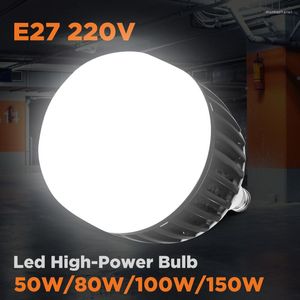 Modern E27 LED -glödlampa 220V Bombilla Lampara -glödlampor Hög effekt 50W 100W 150W Belysning för Home Industrial Garage Lamp