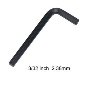 Ferramentas de reparo de computador preto chaves de 3/32 polegadas Allen Wexgon Hex Hex L Key 2,38mm Mini Ferramentas manuais