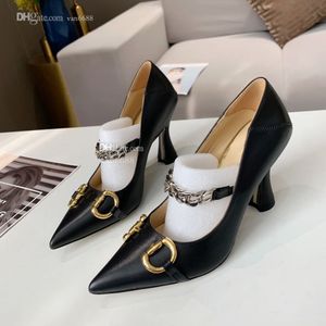 Classic Designer G Women Dress Shoes Fashion High Heels Sexy Red Heels Wedding Pumps Luxury Leather Mid-Heel sfdsfsd