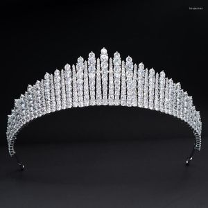 Headpieces Design Cubic Zirconia Princess Tiara Diadem For Bridal Wedding Hair Jewelry Accessories Hairpieces CH10345Headpieces