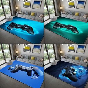 Mattor Gamer Controller Area Rugs Non-Slip Floor Mat Doormats Home Runner Rug Carpet For Living Room Bedroom Kids Play