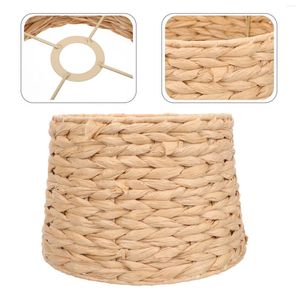 Lampade a sospensione Paralume Lampada Paralume Copertura Soffitto Lampadario Intrecciato Tavolo sospeso Paralumi in corda Parete Decorazione rotonda Rattan Vimini