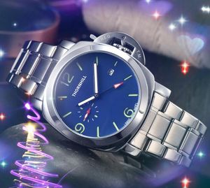 Quadrante grande Orologi da uomo luminosi 45 mm Movimento al quarzo giapponese Calendario Sport all'aria aperta Svizzera Importato Specchio di cristallo cronometro orologio da polso montre de luxe