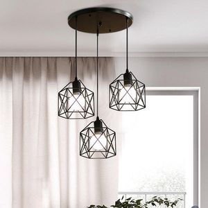 Kolye lambaları Nordic Restaurant Chandelier Modern Minimalist Endüstriyel Stil Retro Yaratıcı Kişilik Bar Yatak Odası Oturma Odası Yemek