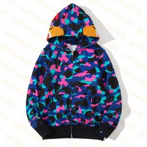 hoodies designer hoodie camo Shark purple hoodys tech fleeces sweatshirts color oversized