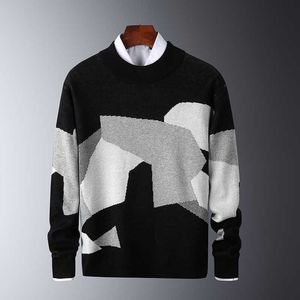 Suéteres para hombres Sweter Ramping Pria Musim Gugur Dingin Mantel Pullover Kartun Lucu Fashion 2020 Leher-o Rajutan Pakaian Lengan Panjang G221010