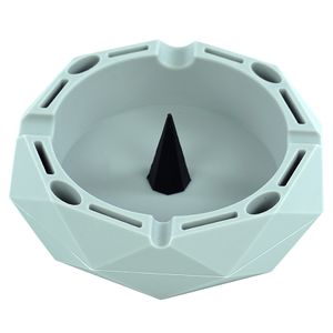 Smoking Accessories geometric silicone portable unbreakable ashtray smokeless ashtraies