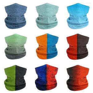 Bandanas twarz gaiter heldhand Kobiet gradient kolor chłodzący szyję bandana mężczyźni rowerowe wędkarstwo UV Ochrona UV Magic Red Balaklava