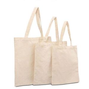 Canvas Tote Umhängetasche Stoff Baumwolltuch Wiederverwendbare Einkaufstasche Lässige Strandhandtasche für den täglichen Gebrauch