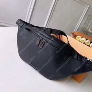 Bolsa de cintura crossbody de luxo Men Fanny Packs Designer Fashion Cross Body Leather Bolsa Bolsa Purse Purse Men travesseiro Totas Discovery carteiras