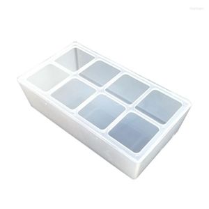 Altre forniture per uccelli Mangiatoia per pulcini Scatola di immagazzinaggio in plastica Distributori di cibo a 8 griglie Mangiatoie per piccoli uccelli Sicuro Nessuno spreco 250 g / 0,55 libbre