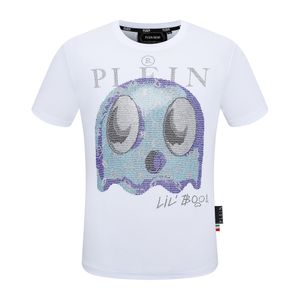 PLEIN BEAR T SHIRT Mens Designer Tshirts Brand Clothing Rhinestone PP Skull Men T-SHIRT ROUND NECK SS STONES Classical Hip Hop Streetwear Tshirt Top Tees PB 160646