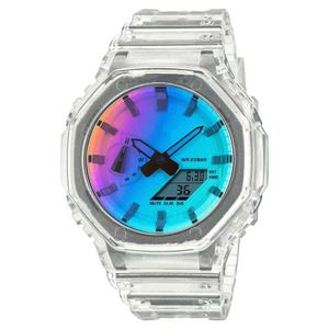 Sport Quartz Digital Men's Watch with all hands operable Waterproof PU unisex removable assembled 2100 Oak Watch