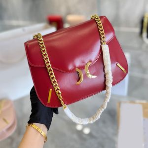 Besace Chain Messenger Bag Women Flap Crossbody Bags Cowwhide Leather Gold Hardware zip zip Pocket Solid Color Learbags Raseable قابل للتعديل