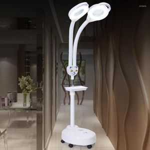 Lampy podłogowe x Diopter Podwójny LED Light Light Liver LAMP SZKOLNY LIG LEN LEN SALON Piękna twarzy